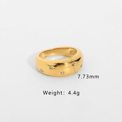 18k stainless steel ring