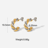 18k gold plated earrings