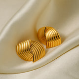 18k gold plated earrings