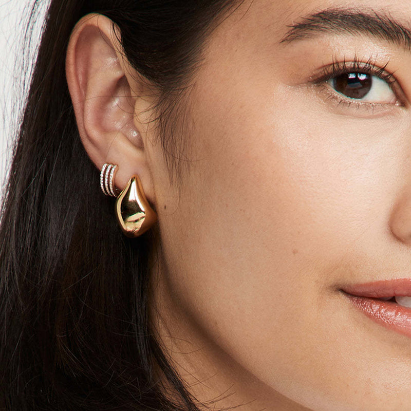 18k gold plated earrings