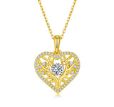 Moissanite necklace-Tree of life