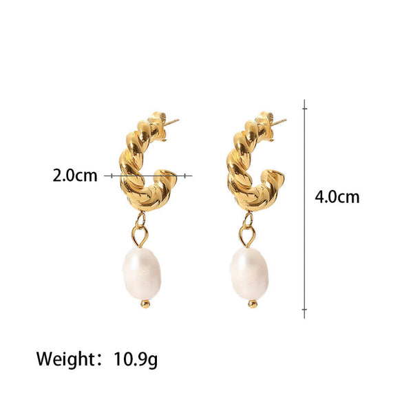 18k gold plated earrings