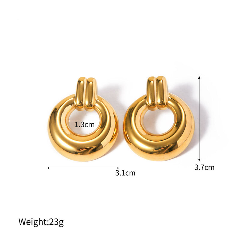 18k gold plated earrings