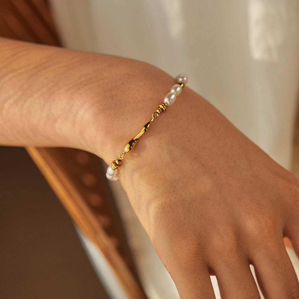 18k gold plated bracelet