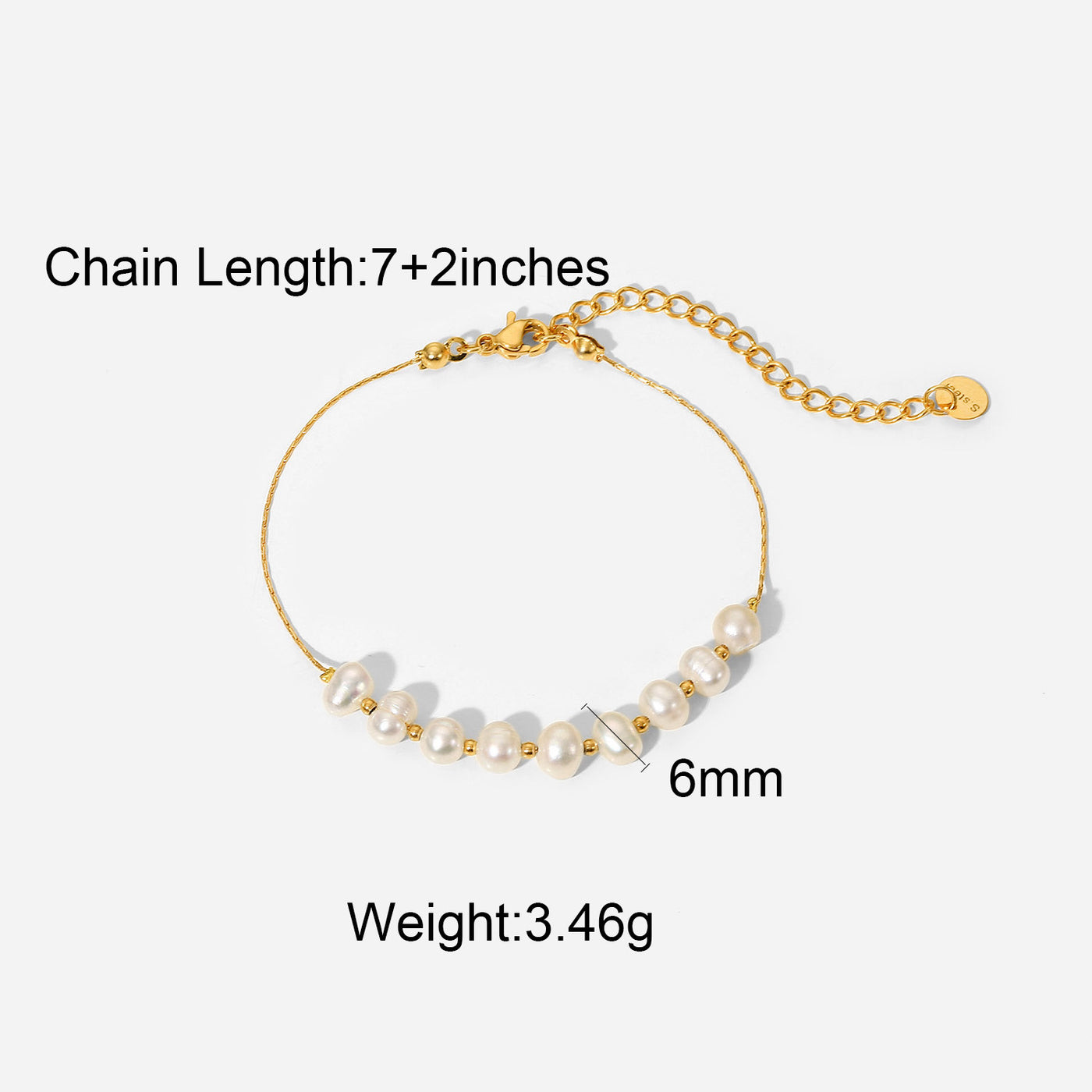 18k gold plated bracelet