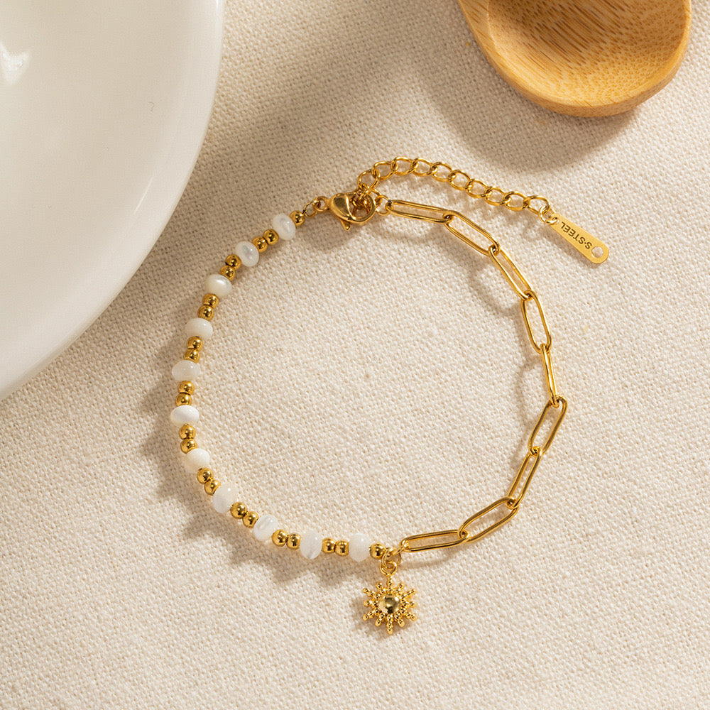 18k gold plated bracelet