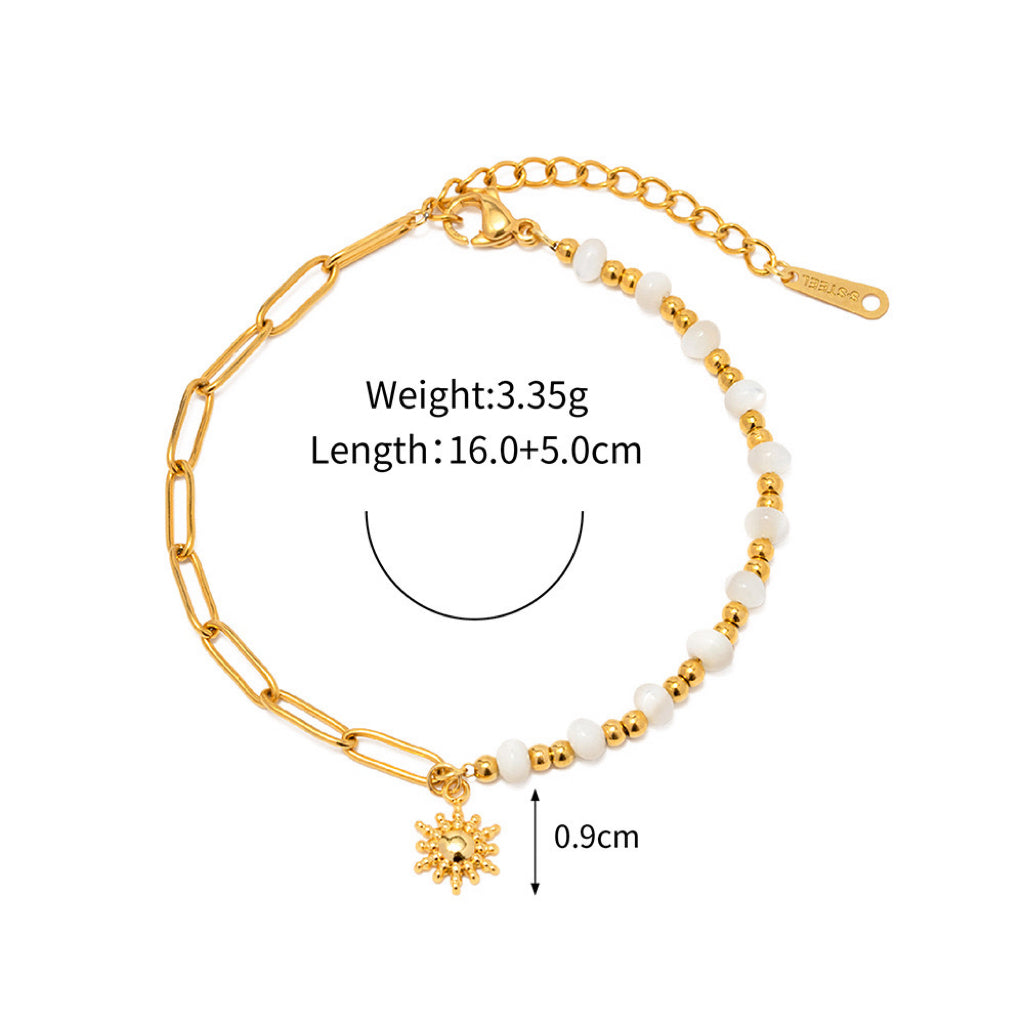 18k gold plated bracelet