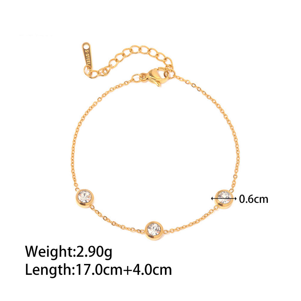 18k gold plated bracelet