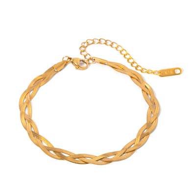 18k gold plated bracelet