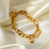 18k gold plated bracelet
