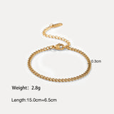 18k gold plated bracelet