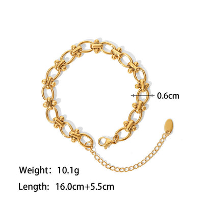 18k gold plated bracelet