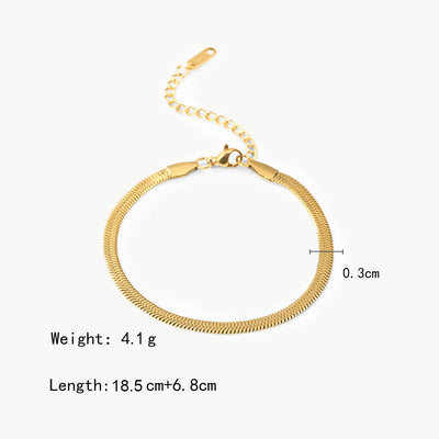 18k gold plated bracelet