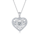 Moissanite necklace-Tree of life