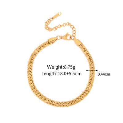 18k gold plated bracelet