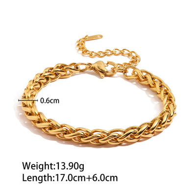 18k gold plated bracelet