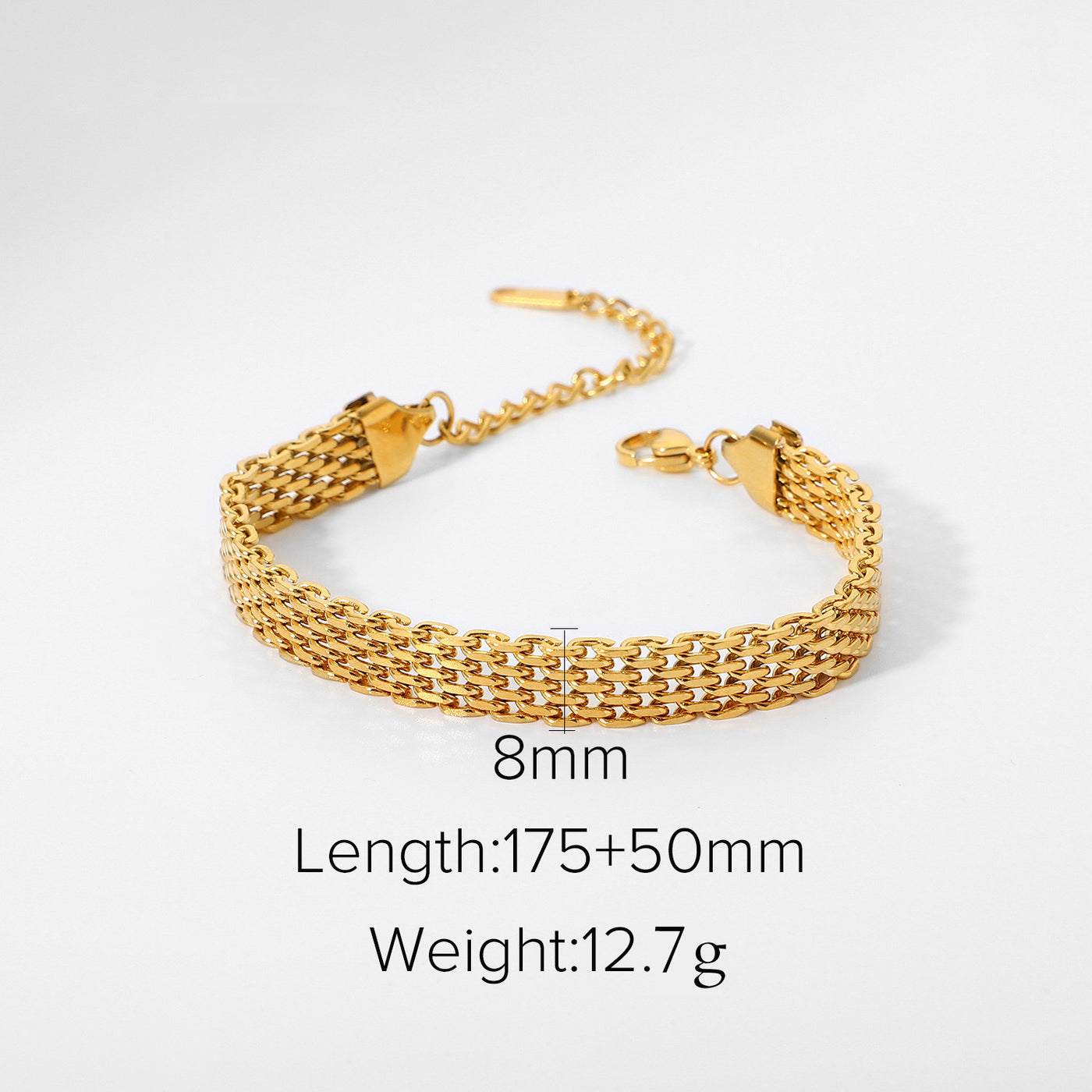 18k gold plated bracelet