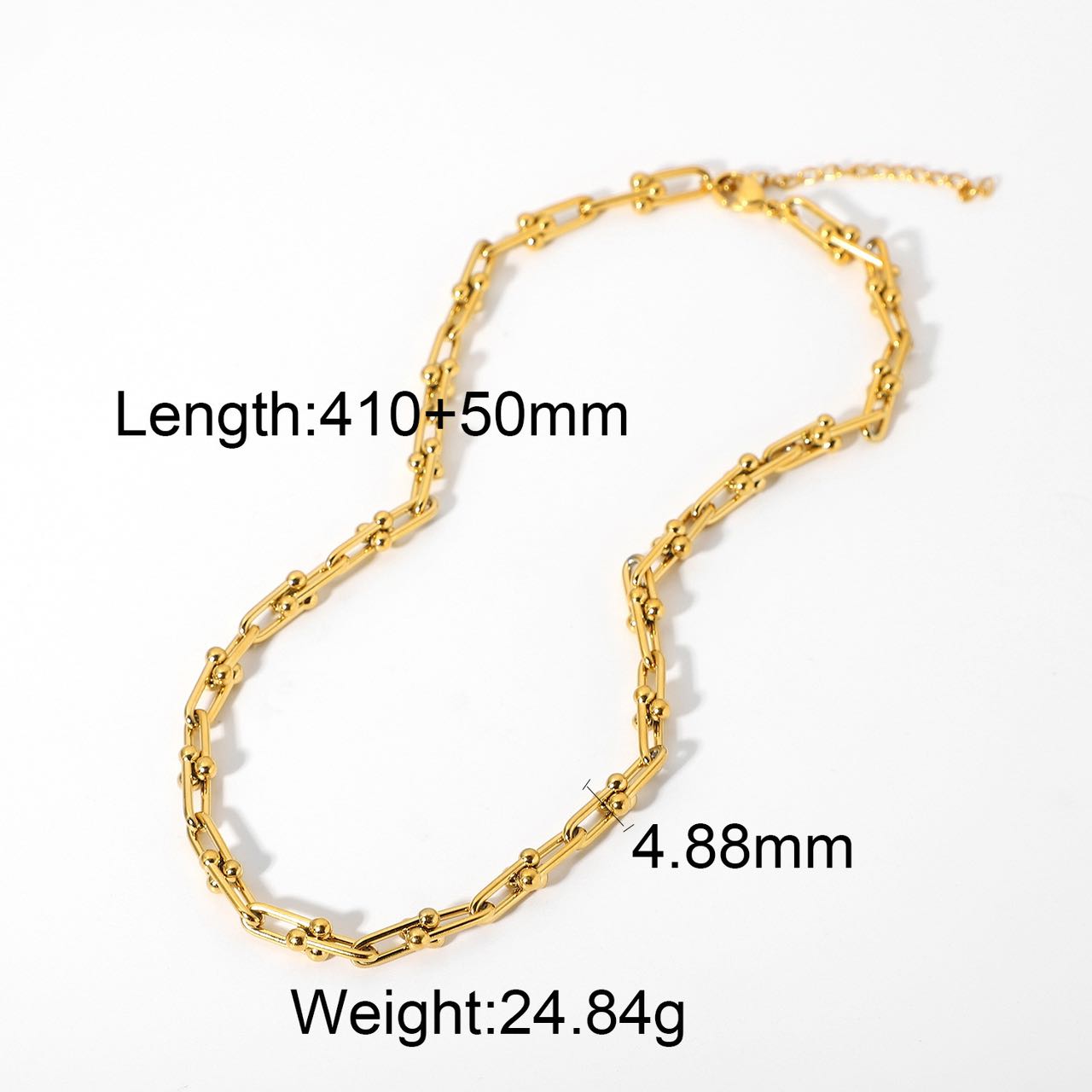 18k gold plated necklace