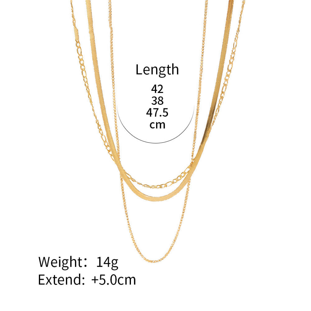 18k gold plated necklace