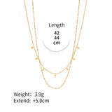 18k gold plated necklace
