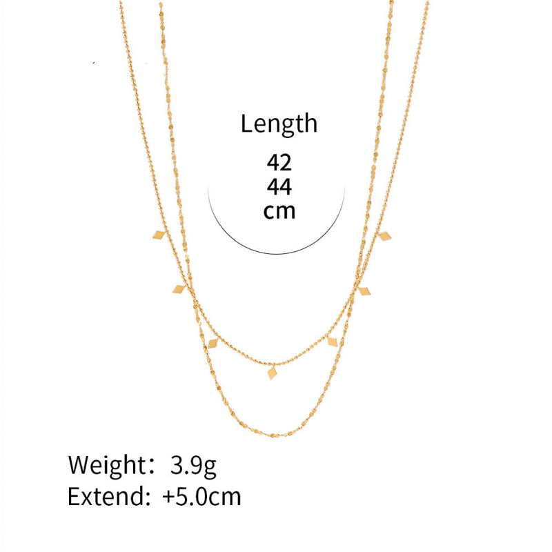 18k gold plated necklace