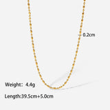 18k gold plated necklace