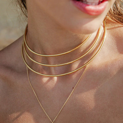 18k gold plated necklace