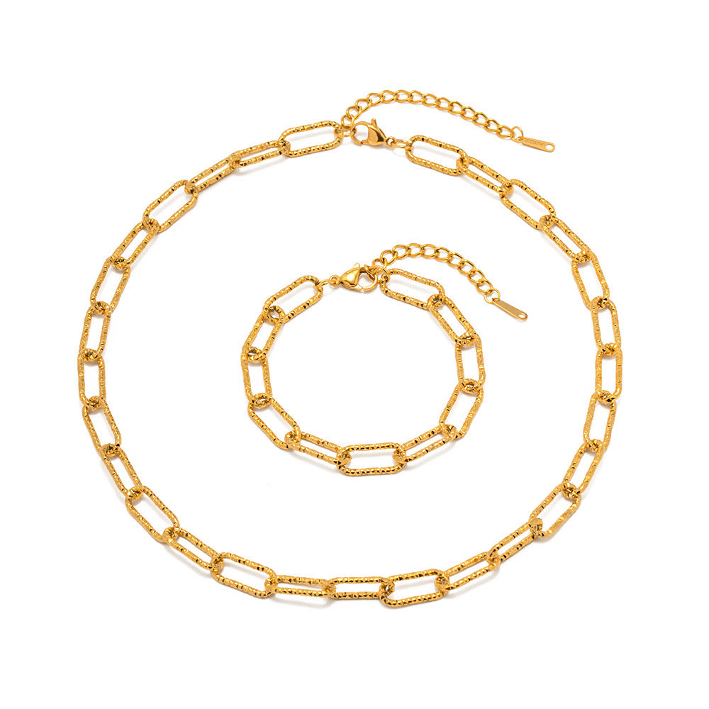 18k gold plated necklace