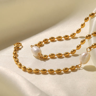 18k gold plated necklace