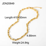 18k gold plated necklace