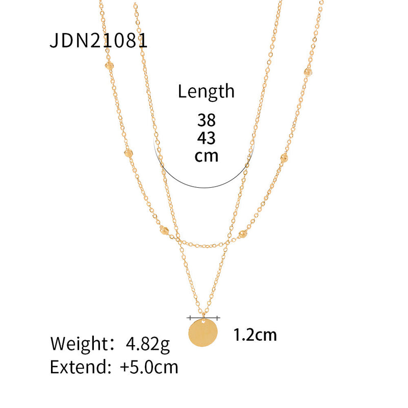 18k gold plated necklace