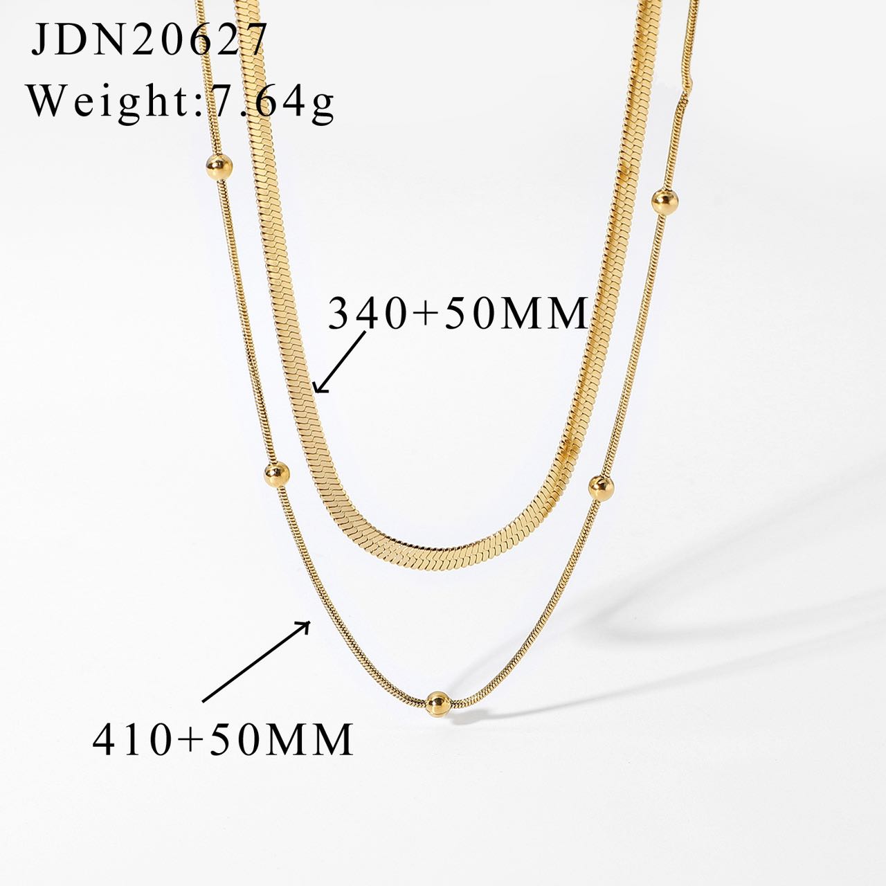 18k gold plated necklace