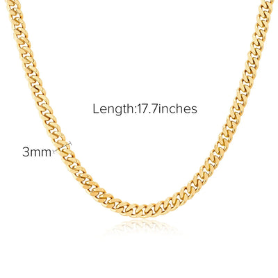 18k gold plated necklace