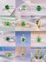 Natural gemstone rings Customizable