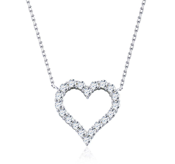 Moissanite necklace-Love Series