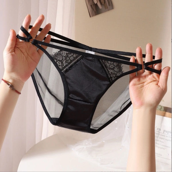 Panties-Satin-Lace Panties