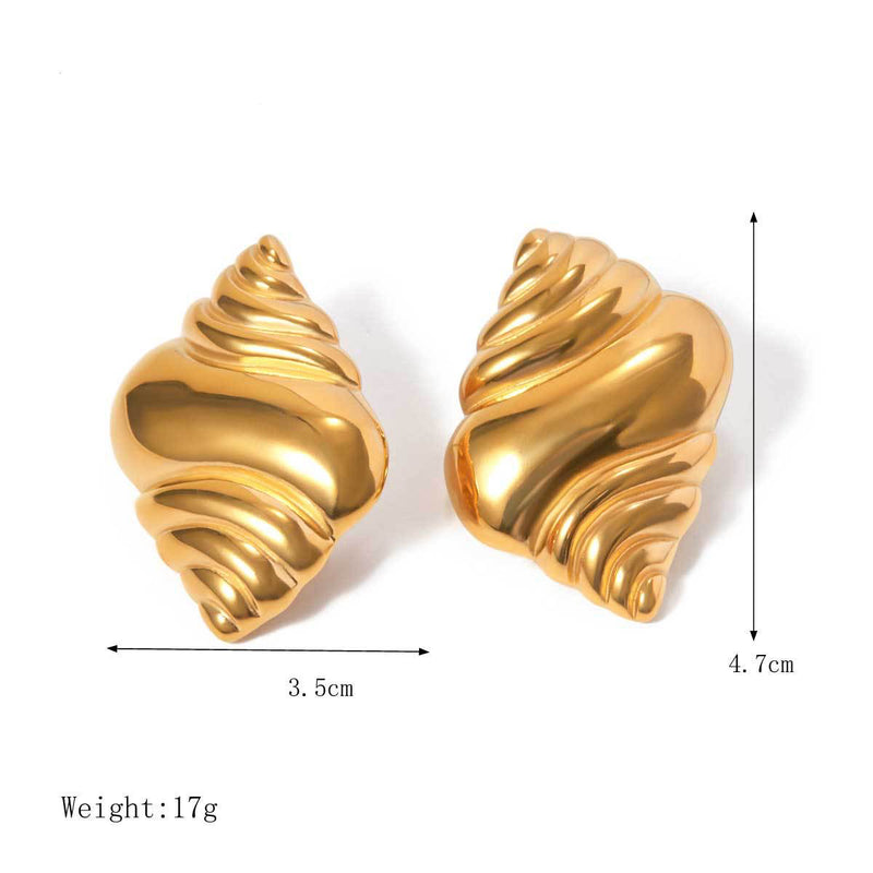 18k gold plated earrings
