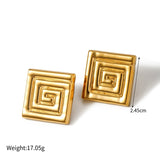 18k gold plated earrings