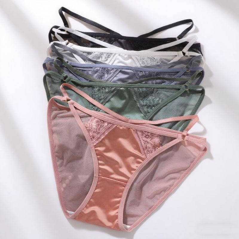 Panties-Satin-Lace Panties
