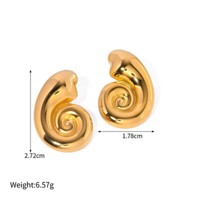 18k gold plated earrings