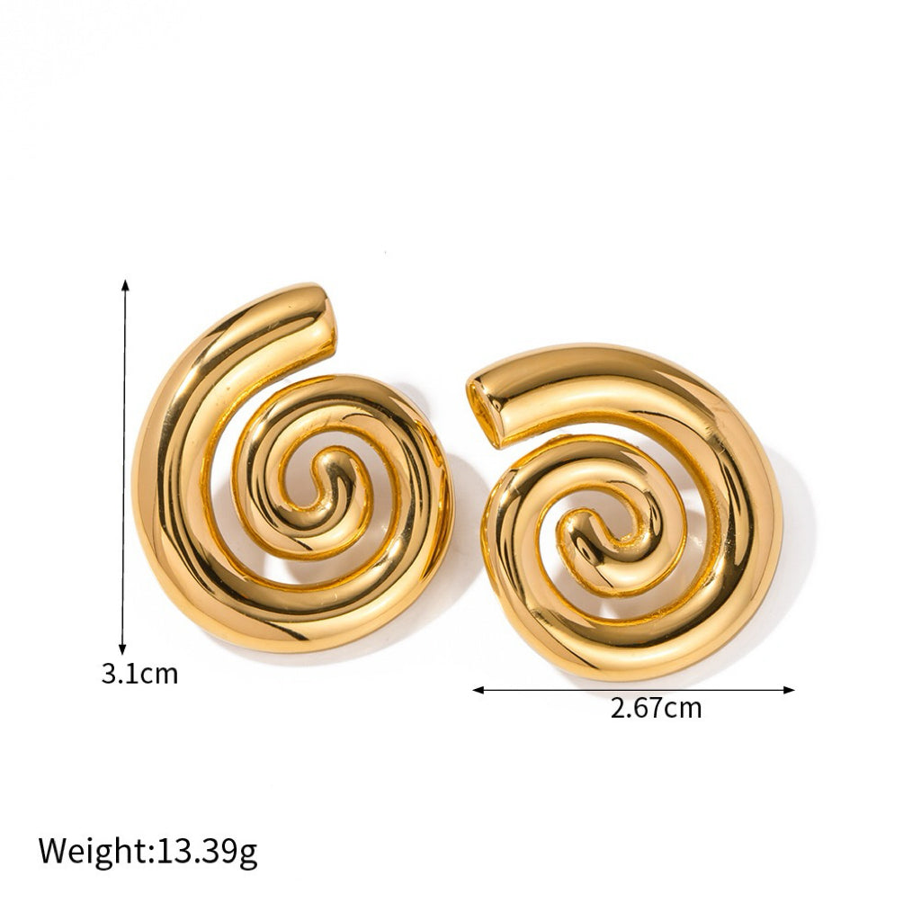 18k gold plated earrings