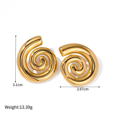 18k gold plated earrings