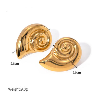 18k gold plated earrings