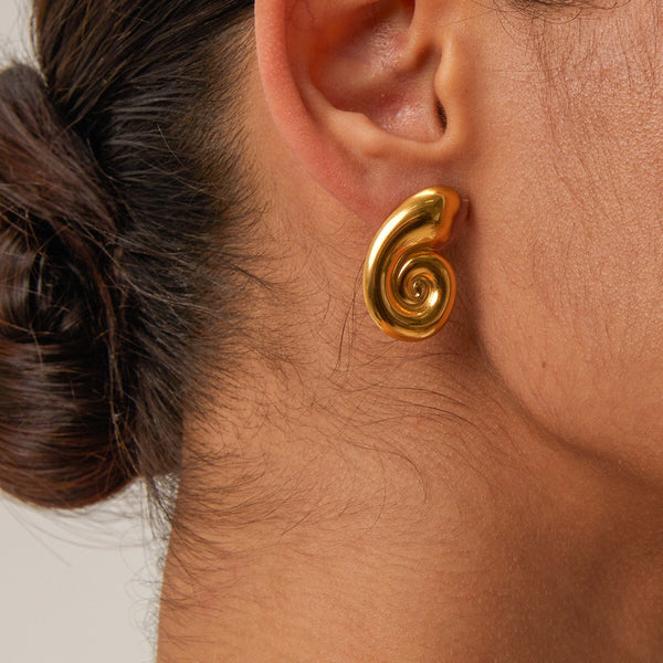 18k gold plated earrings