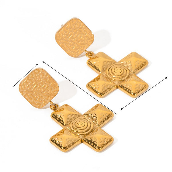 18k gold plated earrings