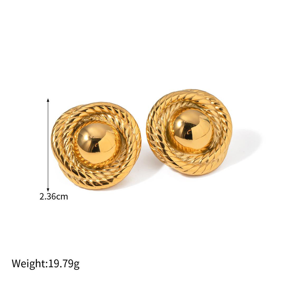 18k gold plated earrings