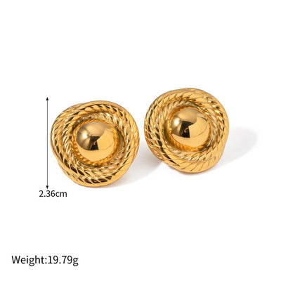 18k gold plated earrings