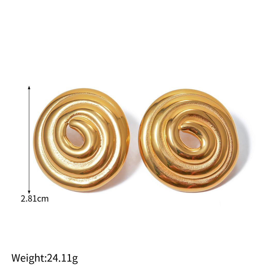 18k gold plated earrings