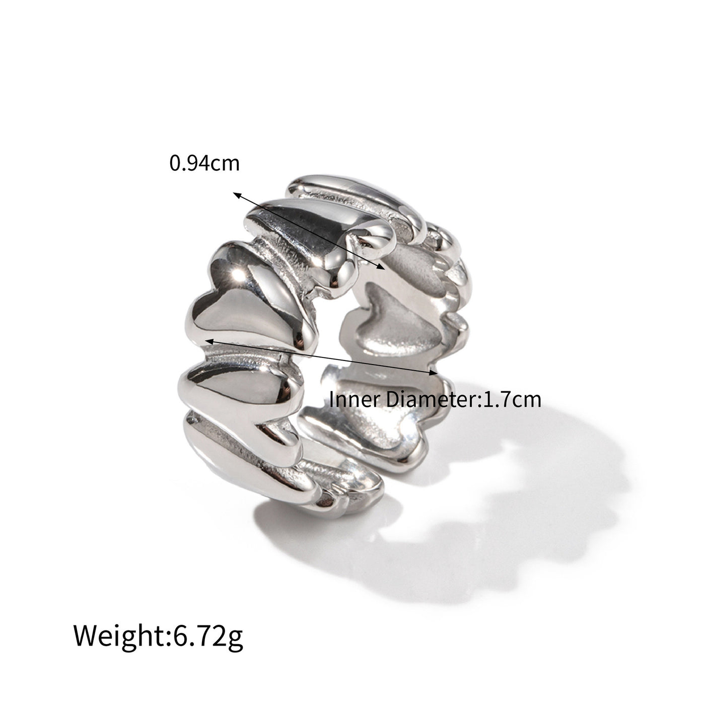 18k stainless steel ring