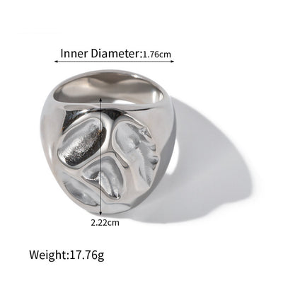 18k stainless steel ring